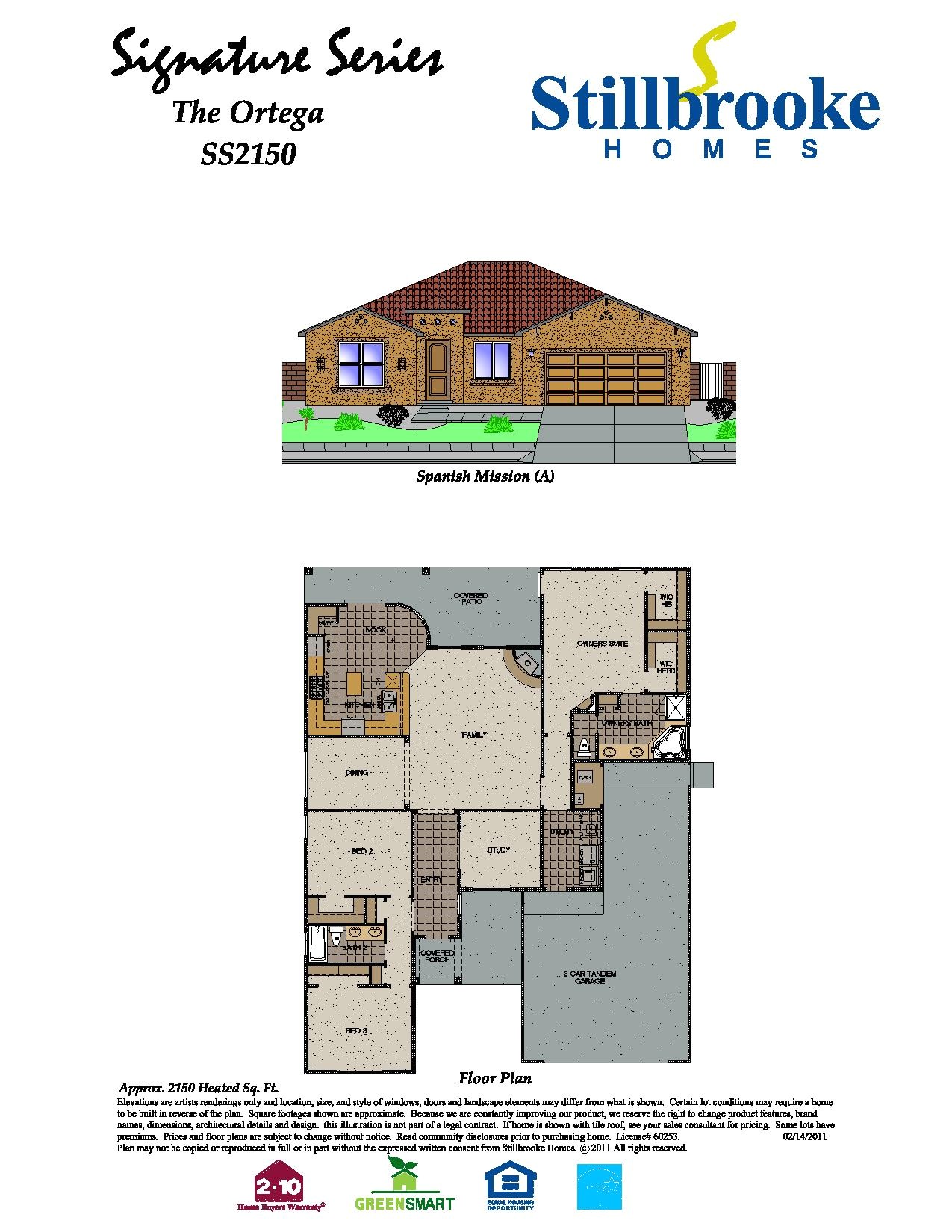 Stillbrooke Homes Floor Plans Stillbrooke Homes ortega Floor Plan