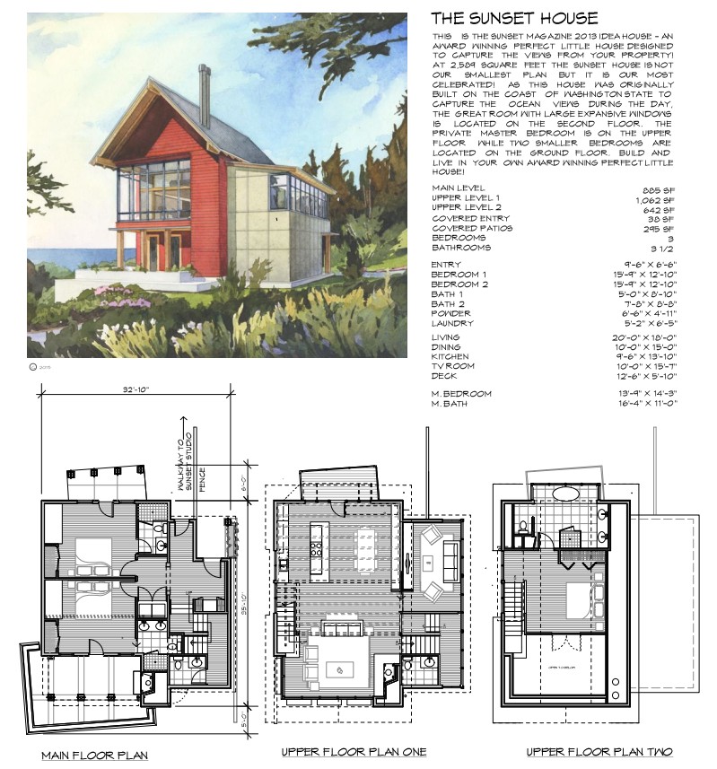 Sunset Home Plans Sunset House Plans Escortsea