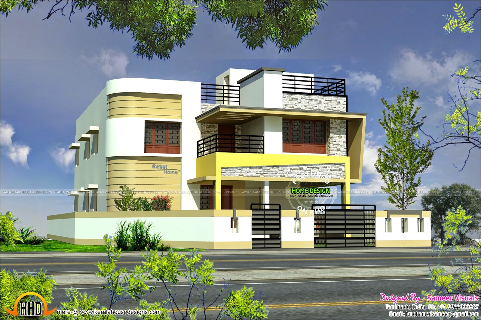 Tamilnadu Home Plans with Photos Tamilnadu Style Modern House Design Kerala Home Design Tamilnadu Home Plans with Photos Tamilnadu Style Modern House Design Kerala Home Design