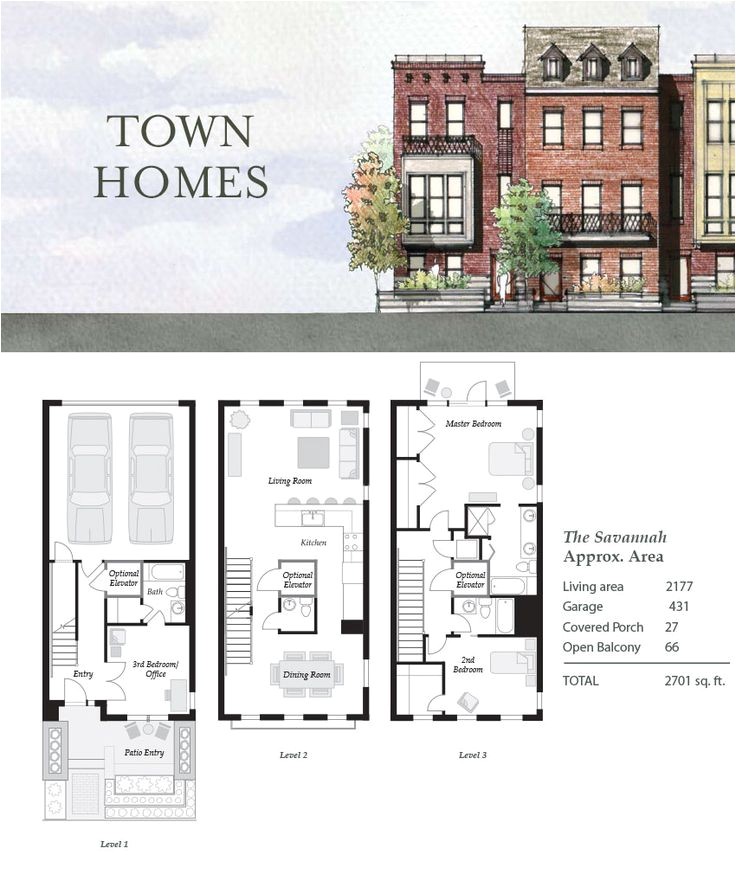 Town Home Plans the Savannah Nashville townhouses Germantown 4thandm Town Home Plans the Savannah Nashville townhouses Germantown 4thandm