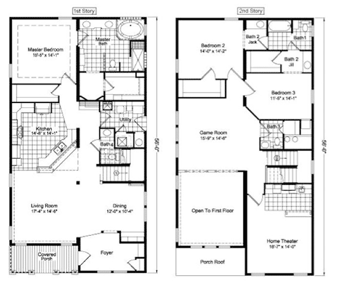 Two Storied House Plan 2 Story Home Design Plans Home Deco Plans Two Storied House Plan 2 Story Home Design Plans Home Deco Plans