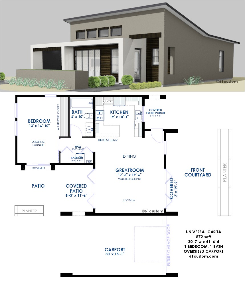 Universal Design Home Plans Universal Casita House Plan 61custom Contemporary Universal Design Home Plans Universal Casita House Plan 61custom Contemporary