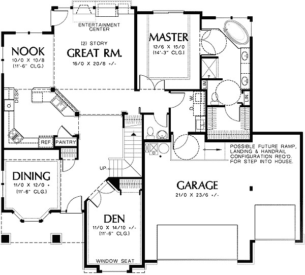 Universal Design Home Plans Universal Design Plan with Great Room 69337am Universal Design Home Plans Universal Design Plan with Great Room 69337am