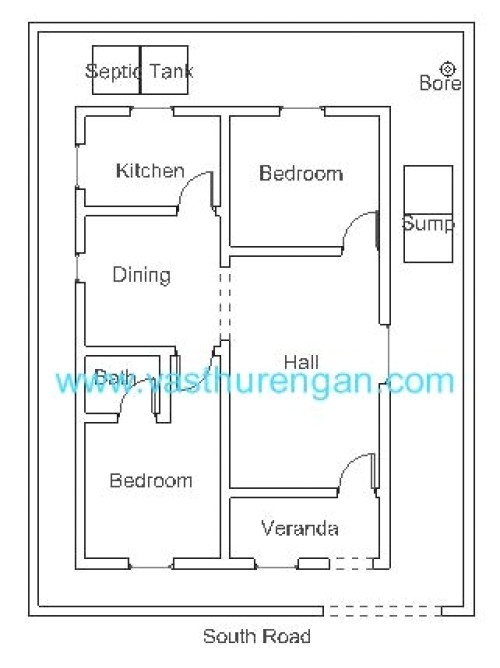 Vastu Kairali Tv Home Plans Vastu Plan for south Facing Plot 2 Vasthurengan Com