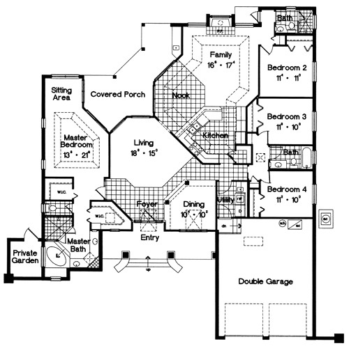 Viceroy Homes Floor Plans Viceroy 4007 4 Bedrooms and 3 5 Baths the House Designers Viceroy Homes Floor Plans Viceroy 4007 4 Bedrooms and 3 5 Baths the House Designers