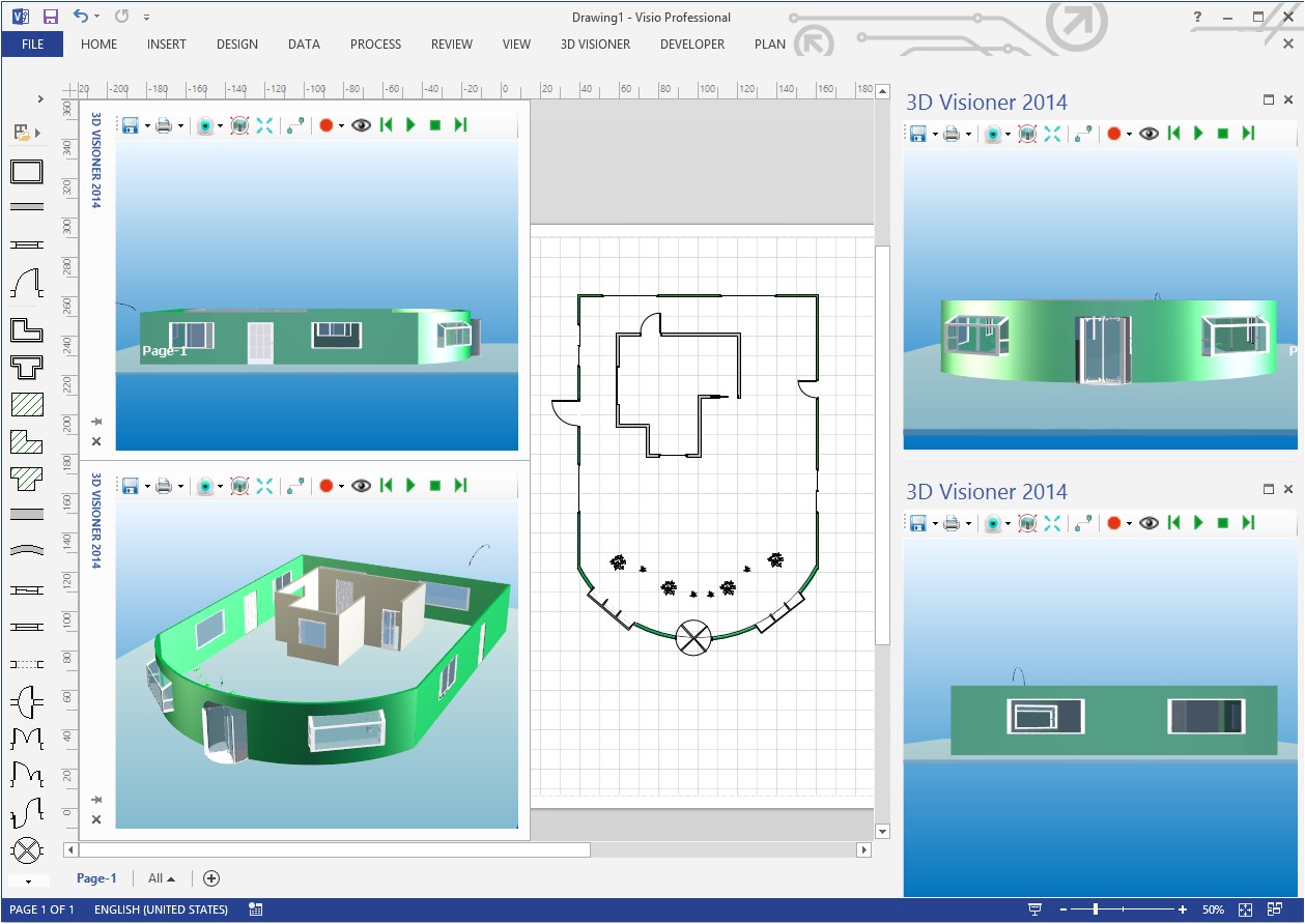 Фигуры мебели для Visio