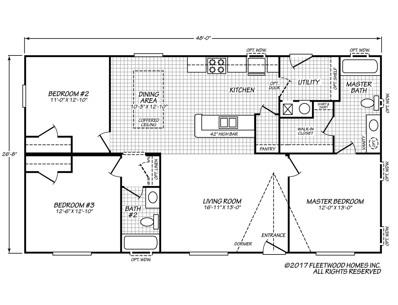 Waverly Mobile Homes Floor Plans Waverly Crest 28483w Fleetwood Homes Waverly Mobile Homes Floor Plans Waverly Crest 28483w Fleetwood Homes