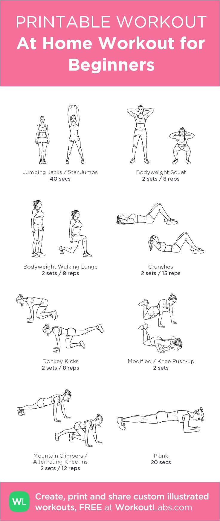 Work Out Plan for Beginners at Home Beginners Workout S Pinterest Inspired Work Out Plan for Beginners at Home Beginners Workout S Pinterest Inspired