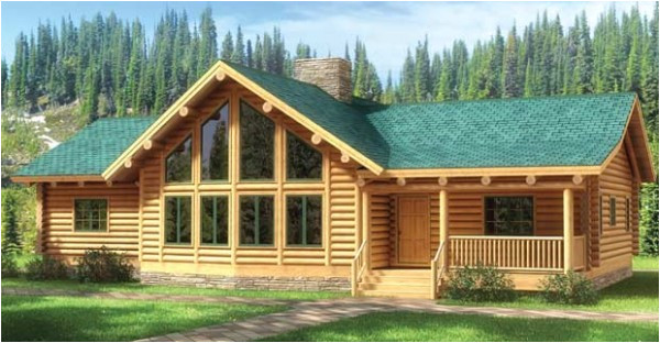 1 Story Log Home Plans Fall River Log Home Plan Mywoodhome Com 1 Story Log Home Plans Fall River Log Home Plan Mywoodhome Com