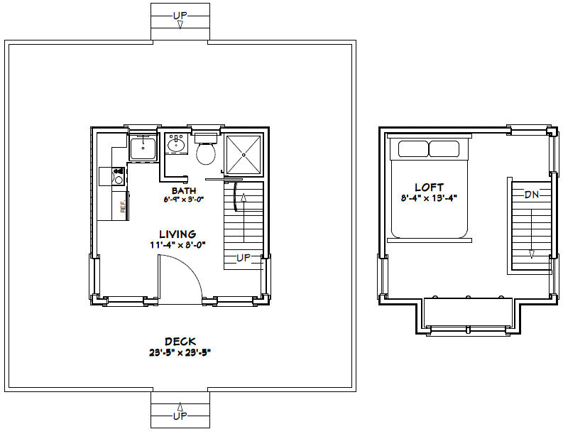 12×12 House Plans 12×12 Tiny House 12x12h5 282 Sq Ft Excellent