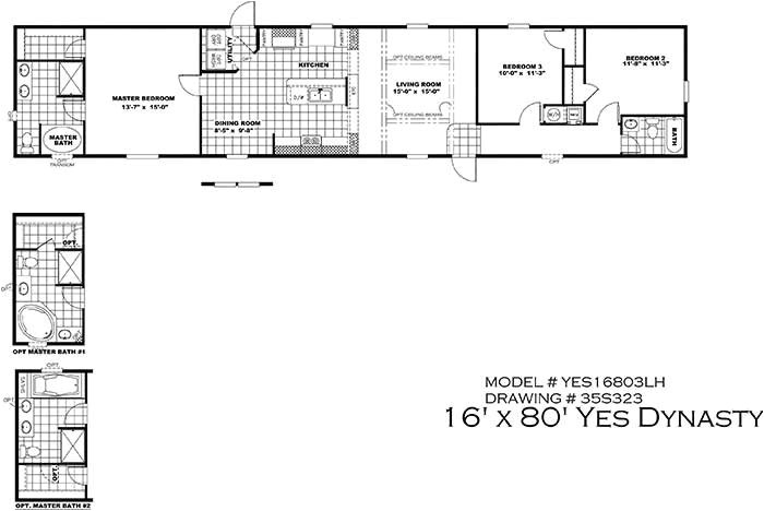 16 X 80 Mobile Home Floor Plans 16 X 80 Mobile Home Floor Plans Elegant Clayton Yes Series