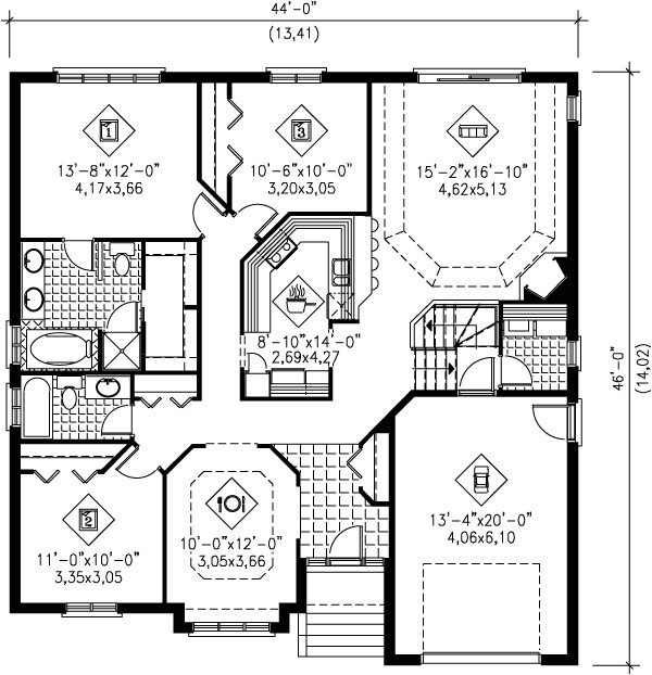 1600 Sq Ft Home Plans Traditional Style House Plan 3 Beds 2 Baths 1600 Sq Ft 1600 Sq Ft Home Plans Traditional Style House Plan 3 Beds 2 Baths 1600 Sq Ft