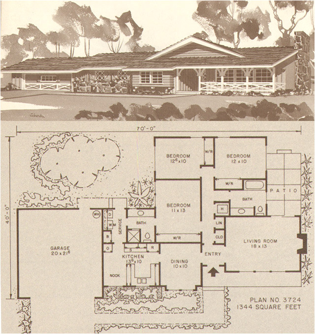 1960s Home Plans Design No Plan No 3724 C 1960 Ranch and Modern Homes 1960s Home Plans Design No Plan No 3724 C 1960 Ranch and Modern Homes