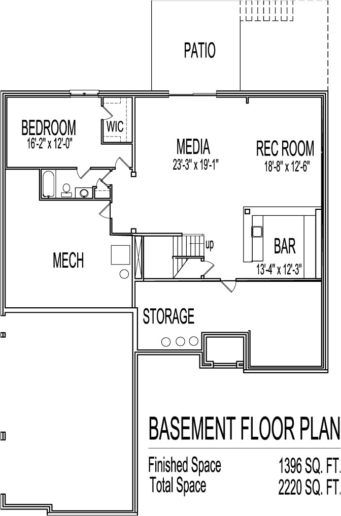 2 Bedroom House Plans with Garage and Basement Awesome Home Plans with Basements 13 2 Bedroom House