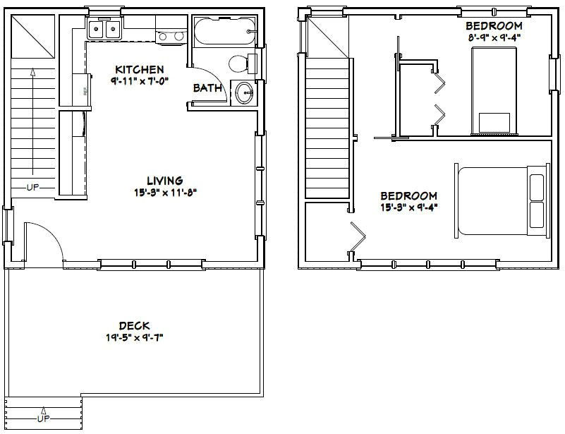 20×20 Home Plans 20×20 House Plans Garden Home Tiny House Ideas