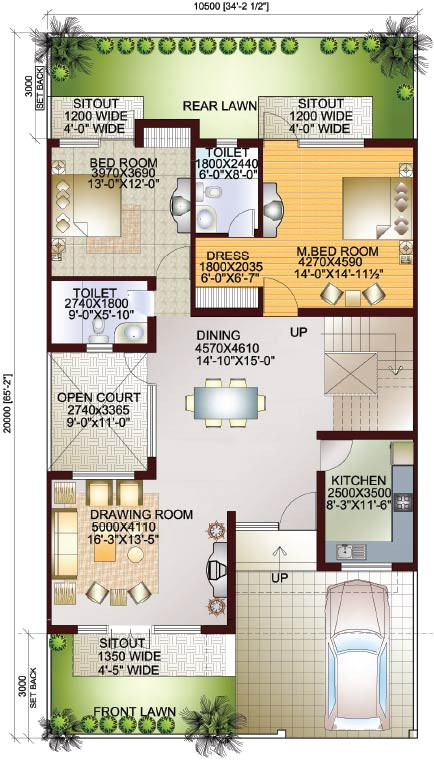 20×40 House Plans north Facing Vibrant Design 7 Duplex House Plans 20 X 40 north Facing 20×30