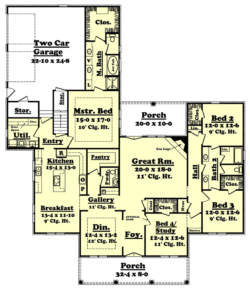 2800 Sq Ft Ranch House Plans southern Style House Plan 4 Beds 2 5 Baths 2800 Sq Ft 2800 Sq Ft Ranch House Plans southern Style House Plan 4 Beds 2 5 Baths 2800 Sq Ft