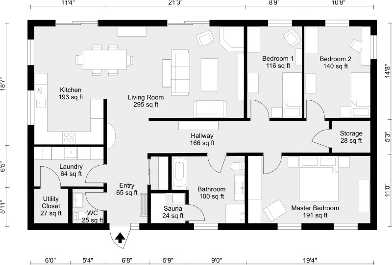 2d Home Design Plan Drawing 2d Floor Plans Roomsketcher