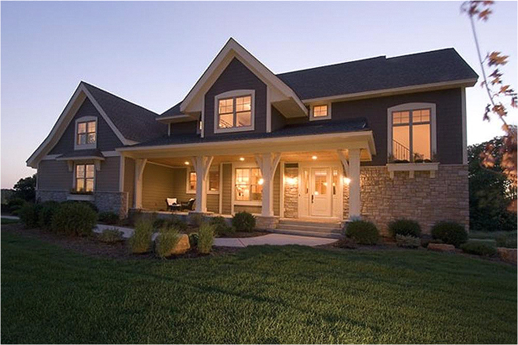 4 Bedroom House Plans with Front Porch Craftsman Style House Plan 4 Beds 3 5 Baths 2909 Sq Ft