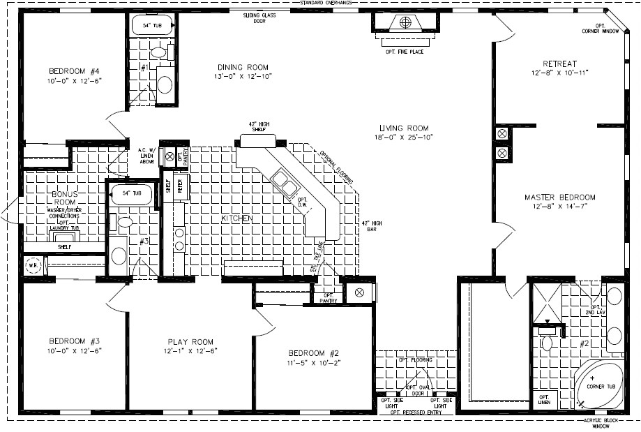 4 Bedroom Modular Home Plans 4 Bedroom Modular Home Plans Smalltowndjs Com