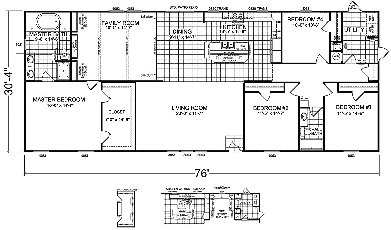 4 Bedroom Single Wide Mobile Homes Floor Plans Beautiful 4 Bedroom Double Wide Mobile Home Floor Plans