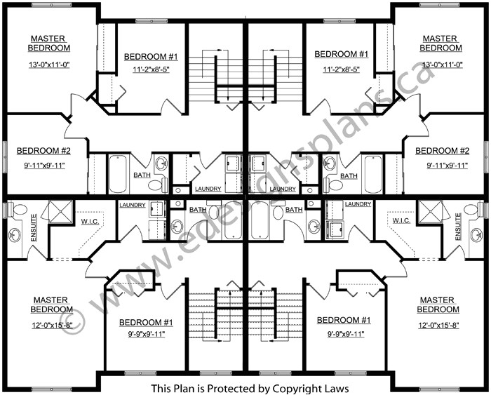 4 Plex Home Plans 4 Plex Plan 2011599 Edesignsplans Ca 4 Plex Home Plans 4 Plex Plan 2011599 Edesignsplans Ca