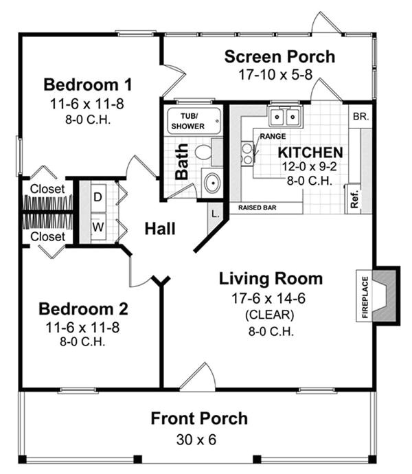 800 Sf House Plans 800 Square Feet House Plans Ideal Spaces