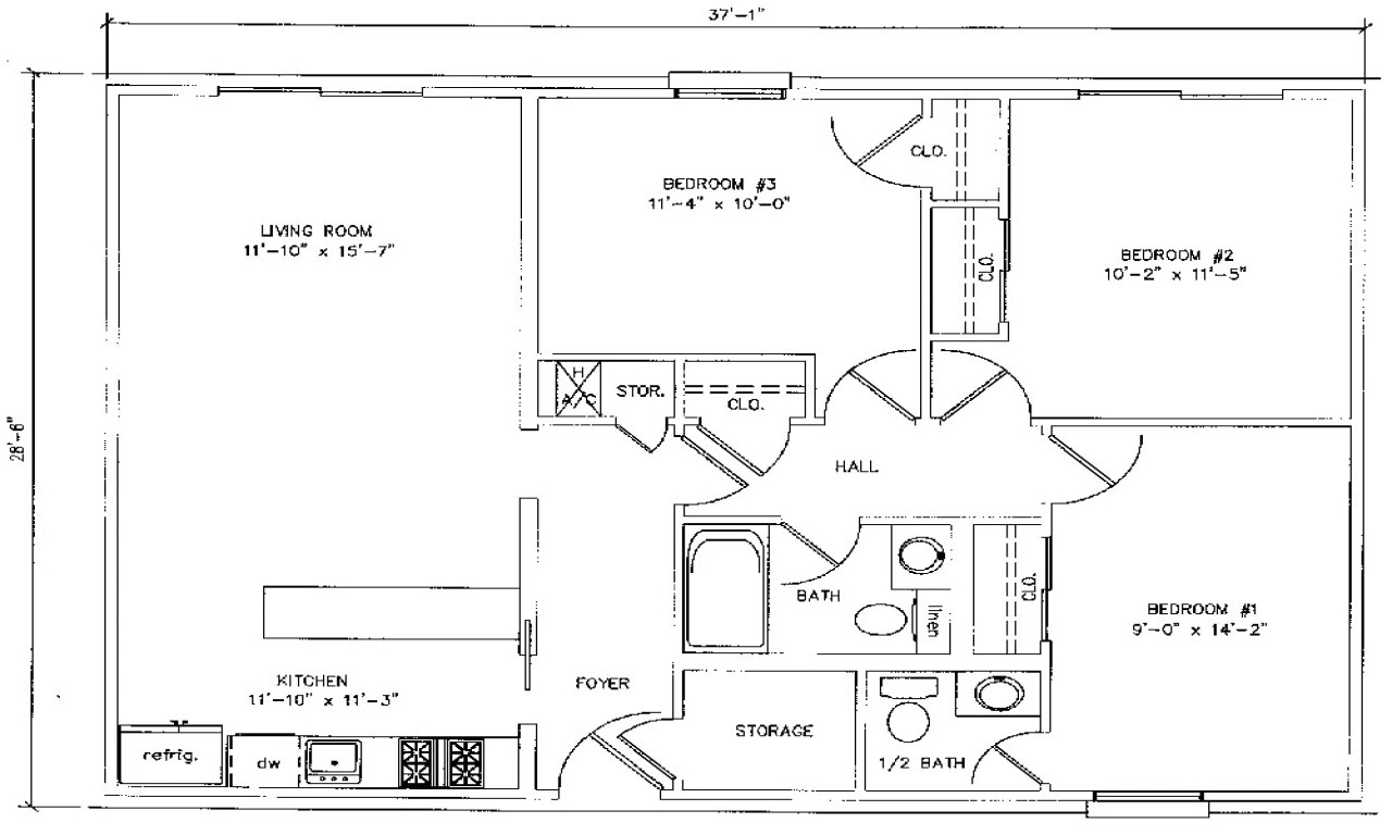 900 Sq Ft House Plans 3 Bedroom 1000 Square Foot House Plans 3 Bedroom 900 Square Foot