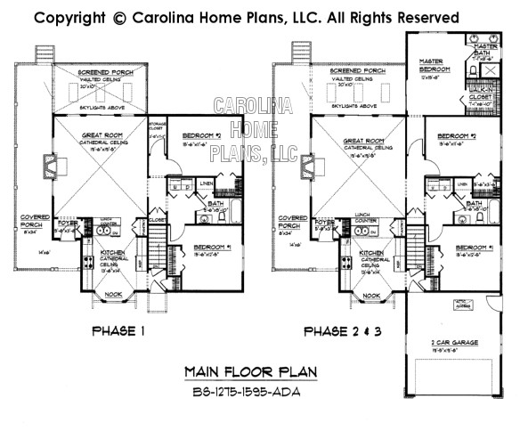 Ada Home Plans Small Build In Stages House Plan Bs 1275 1595 Ad Sq Ft Ada Home Plans Small Build In Stages House Plan Bs 1275 1595 Ad Sq Ft