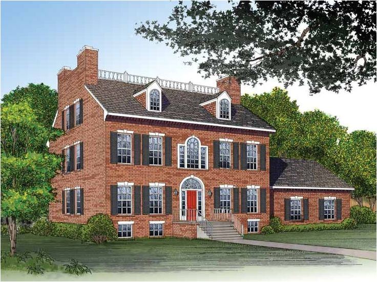 Adam Federal House Plans Adam Federal House Plan with 3811 Square Feet and 4