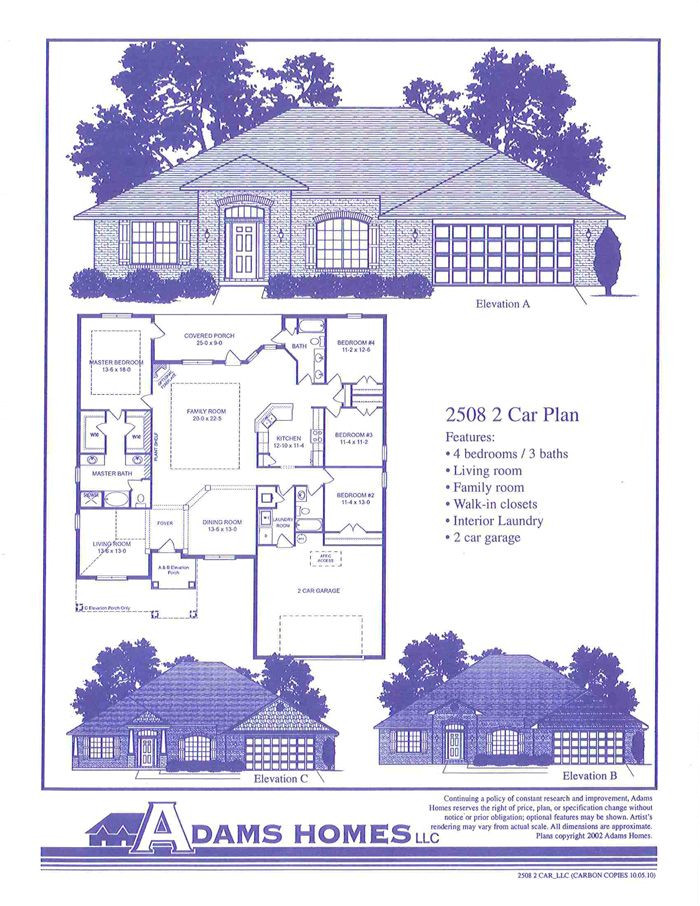 Adam Homes Floor Plans Adams Homes Plan 2508 Will Build for Carriage Park Adam Homes Floor Plans Adams Homes Plan 2508 Will Build for Carriage Park