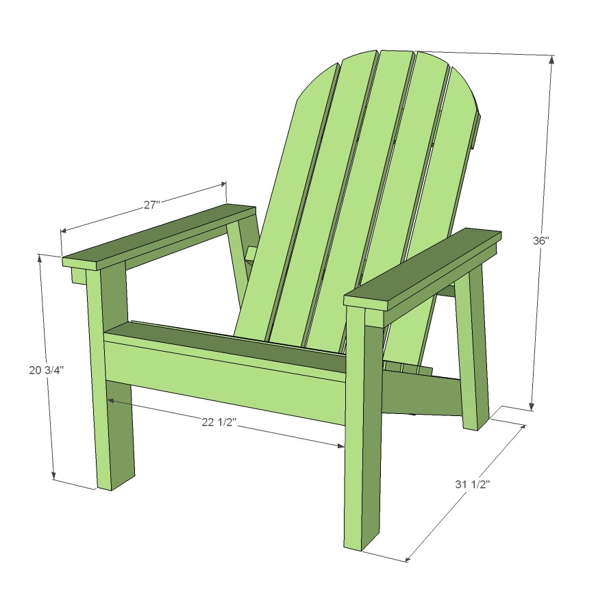 Adirondack Chair Plans Home Depot Ana White 2×4 Adirondack Chair Plans for Home Depot Dih