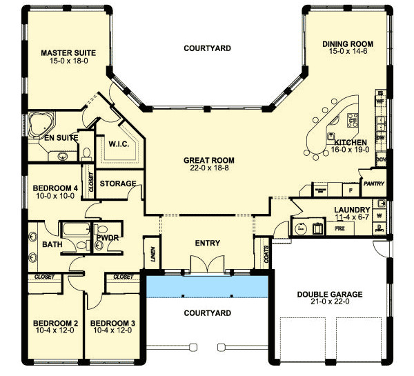 Adobe Home Plans Designs Architectural Designs