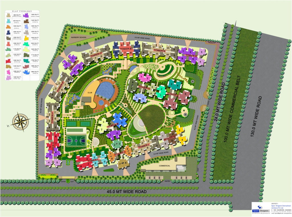 Ajnara Homes Site Plan Ajnara Homes Site Plan