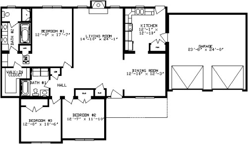 Apex Modular Home Floor Plans Cottonwood by Apex Modular Homes Ranch Floorplan
