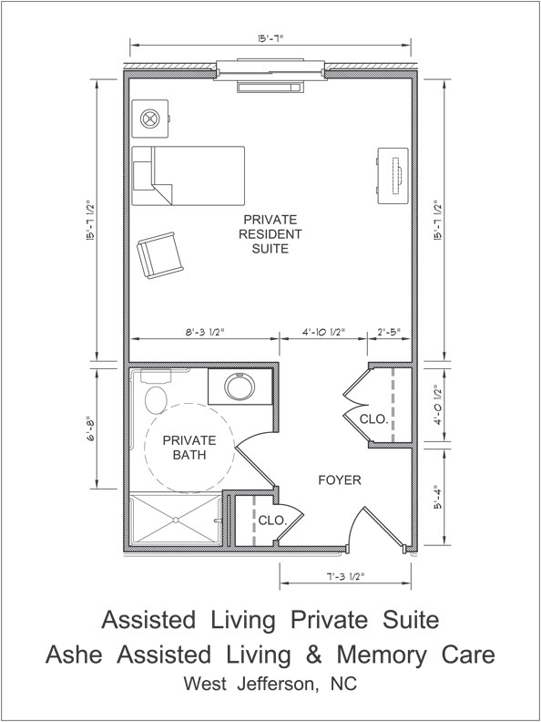 Assisted Living Home Floor Plan ashe assisted Living