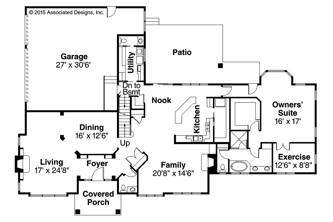 Associated Designs Home Plans Traditional House Plans Masonville 30 935 associated Associated Designs Home Plans Traditional House Plans Masonville 30 935 associated