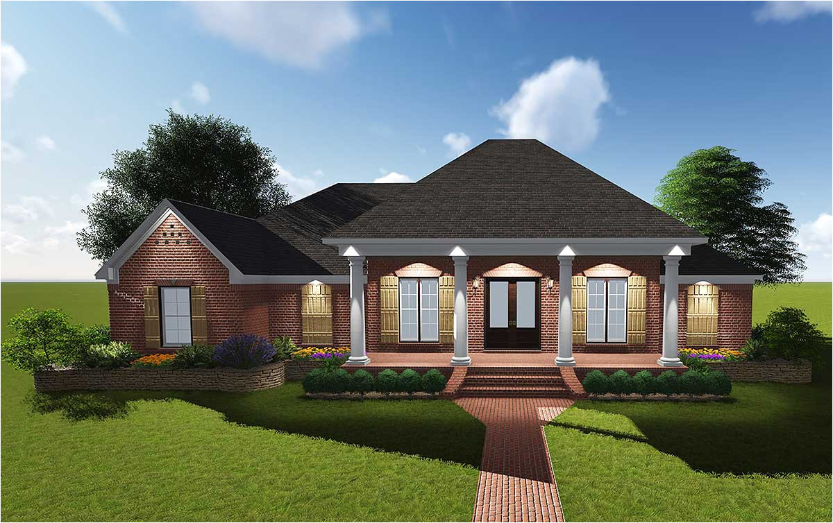 Atampt Home Plans attractive Acadian with Grand Rear Porch 83878jw Atampt Home Plans attractive Acadian with Grand Rear Porch 83878jw