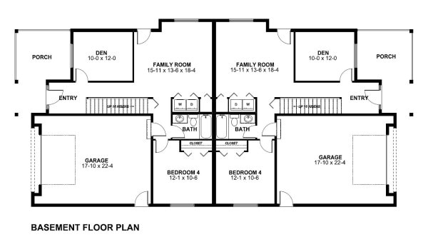 Back to Back Duplex House Plans Back to Back Duplex House Plan Hunters Back to Back Duplex House Plans Back to Back Duplex House Plan Hunters