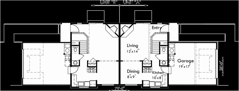 Back to Back Duplex House Plans Duplex House Plans Back to Back Duplex House Plans D 402 Back to Back Duplex House Plans Duplex House Plans Back to Back Duplex House Plans D 402