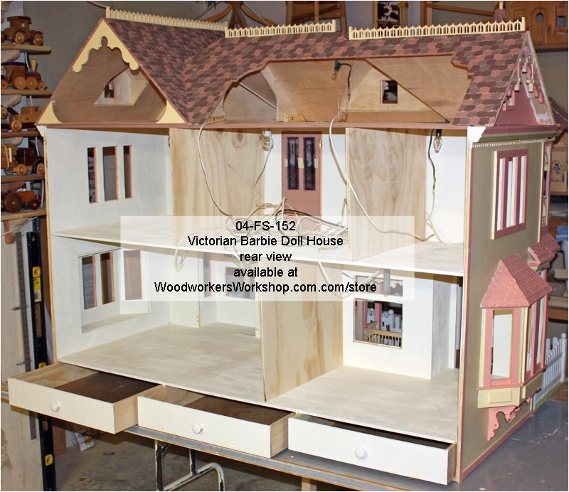 Barbie Doll House Plans 04 Fs 152 Victorian Barbie Doll House Woodworking Plan Barbie Doll House Plans 04 Fs 152 Victorian Barbie Doll House Woodworking Plan