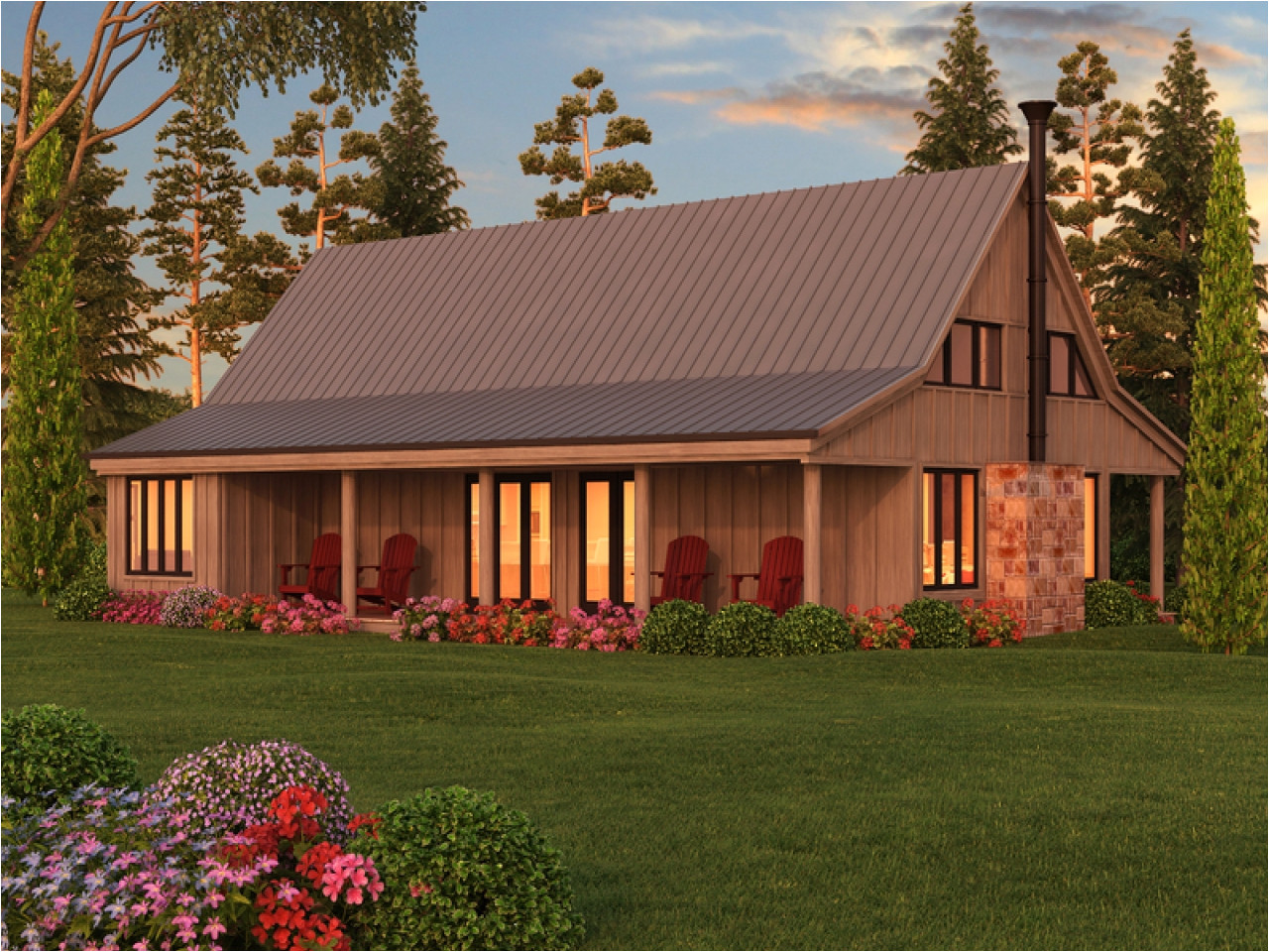 Barn Style Home Plans Bedroom Cottage Barn Style House Plans Rustic Barn Style