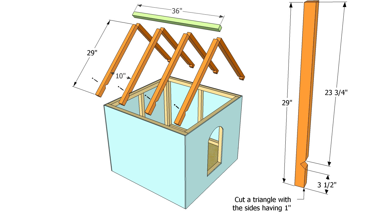 Basic Dog House Plans Draw A Floor Plan