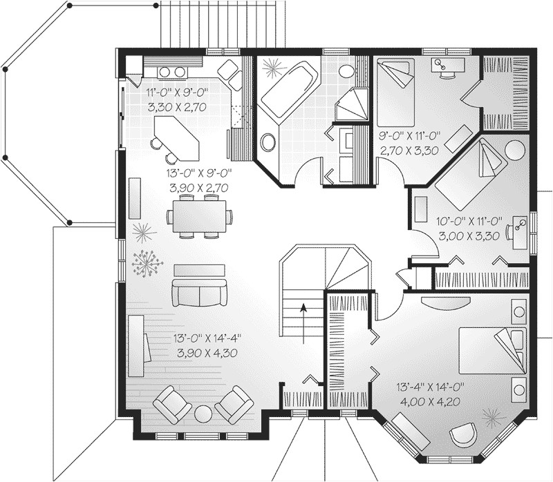 Best Family Home Plans Duplex House 2 Bedroom 2 Bath Joy Studio Design Gallery
