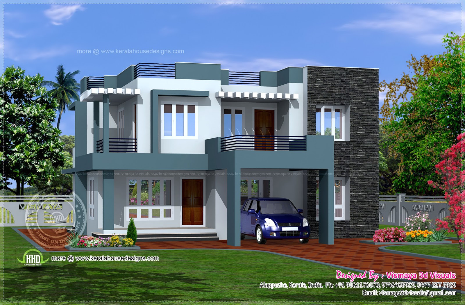 Best Home Plans In Kerala Simple Contemporary Style Villa Plan Kerala Home Design Best Home Plans In Kerala Simple Contemporary Style Villa Plan Kerala Home Design