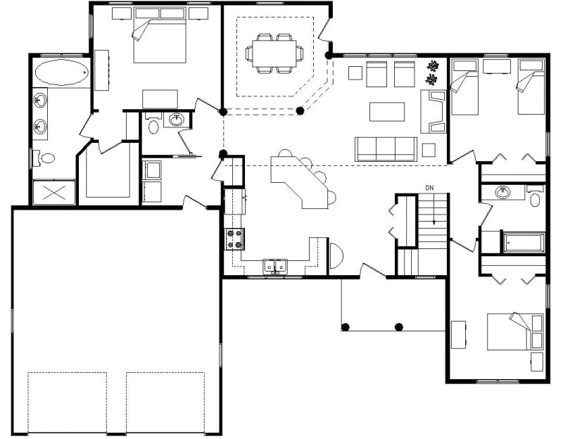 Best Open Floor Plan Home Designs Best Open Floor House Plans Cottage House Plans