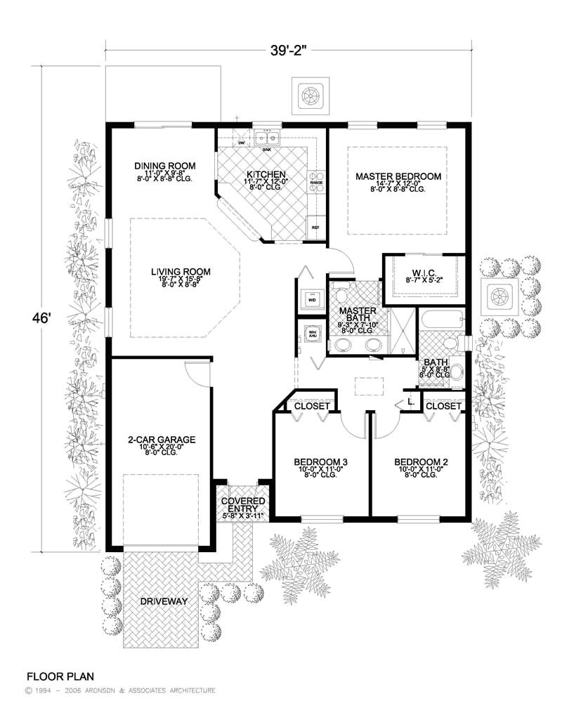 Block Home Plans California Style Home Plan 3 Bedrms 2 Baths 1453 Sq