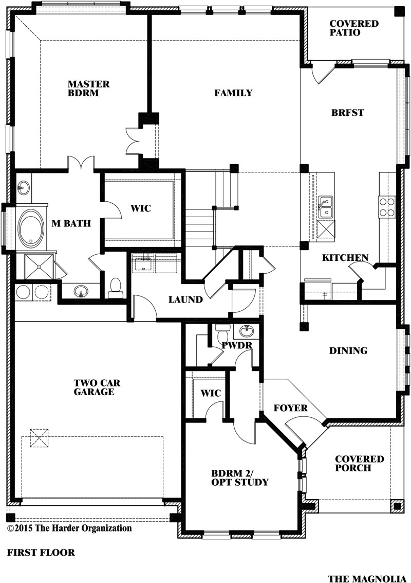 Bloomfield Homes Floor Plans Magnolia Iii Home Plan by Bloomfield Homes In All