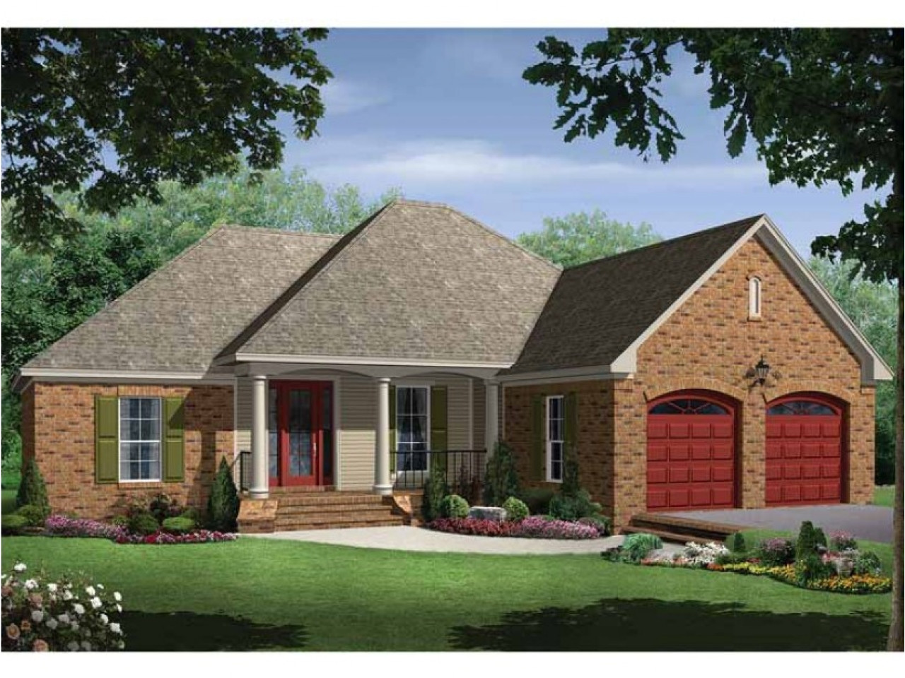 Brick Bungalow House Plans 1500 Square Foot House Eplans Bungalow House Plan Brick Bungalow House Plans 1500 Square Foot House Eplans Bungalow House Plan