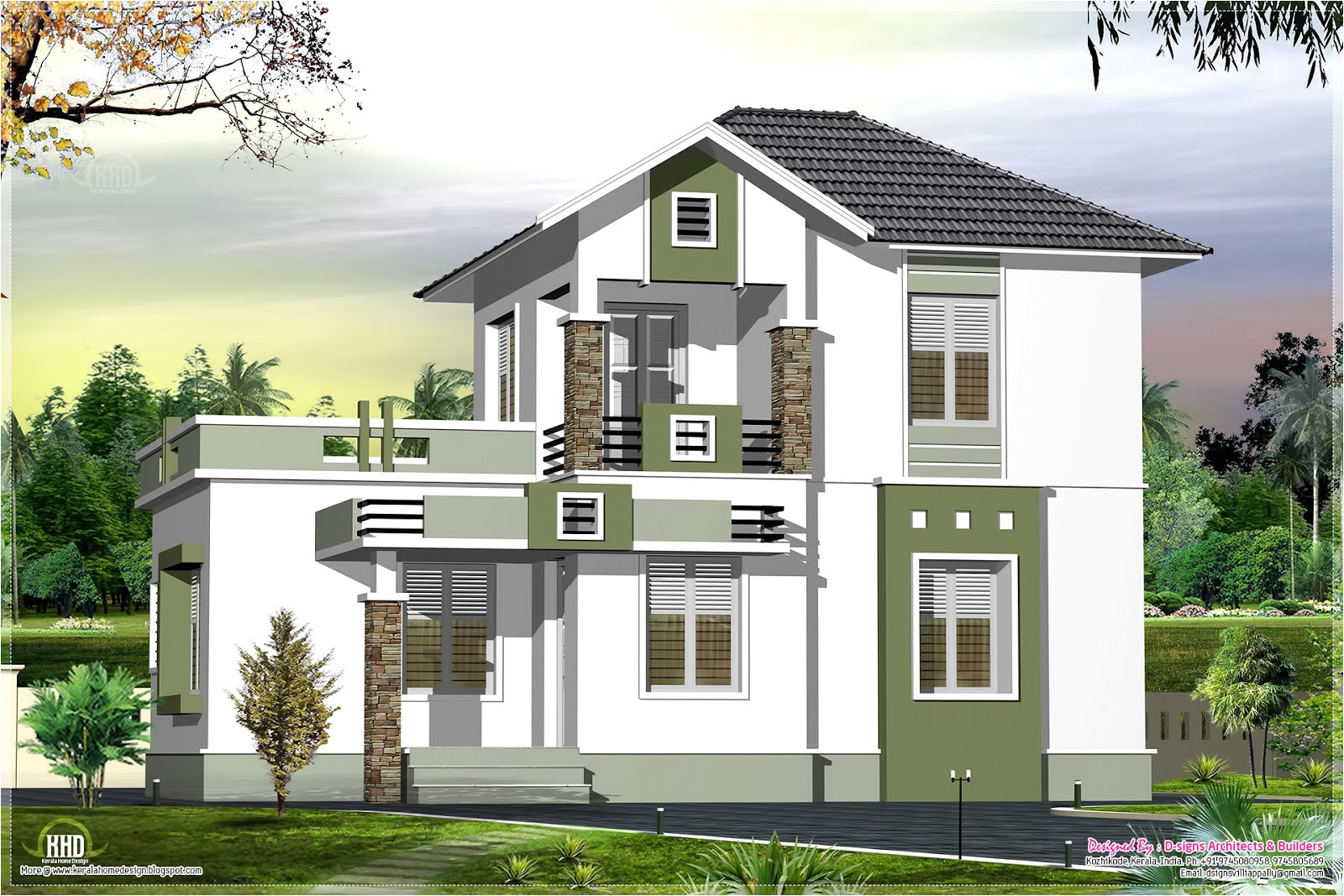 Budget Home Plans Small Double Floor Home Design In 1200 Sq Feet Kerala Budget Home Plans Small Double Floor Home Design In 1200 Sq Feet Kerala